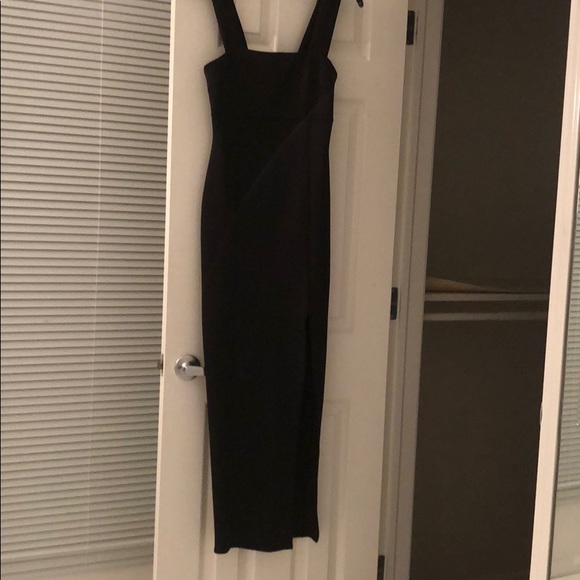 Asos black midaxi dress - Picture 3 of 4